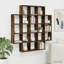  Wall Shelf with Shelf with Storage Engineered Wood Home Modern Sleek-1892999236