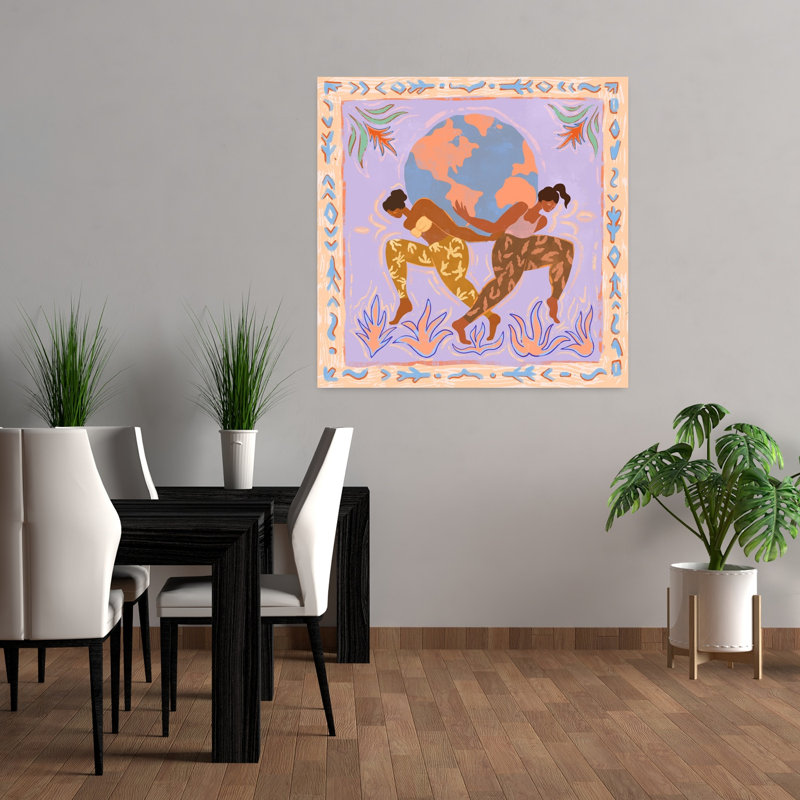 Art contemporain contemporain abstrait, H 36 po x l 36 po