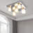 Zorayr 5 - Light 11.81'' Crystal Metal Flush Mount