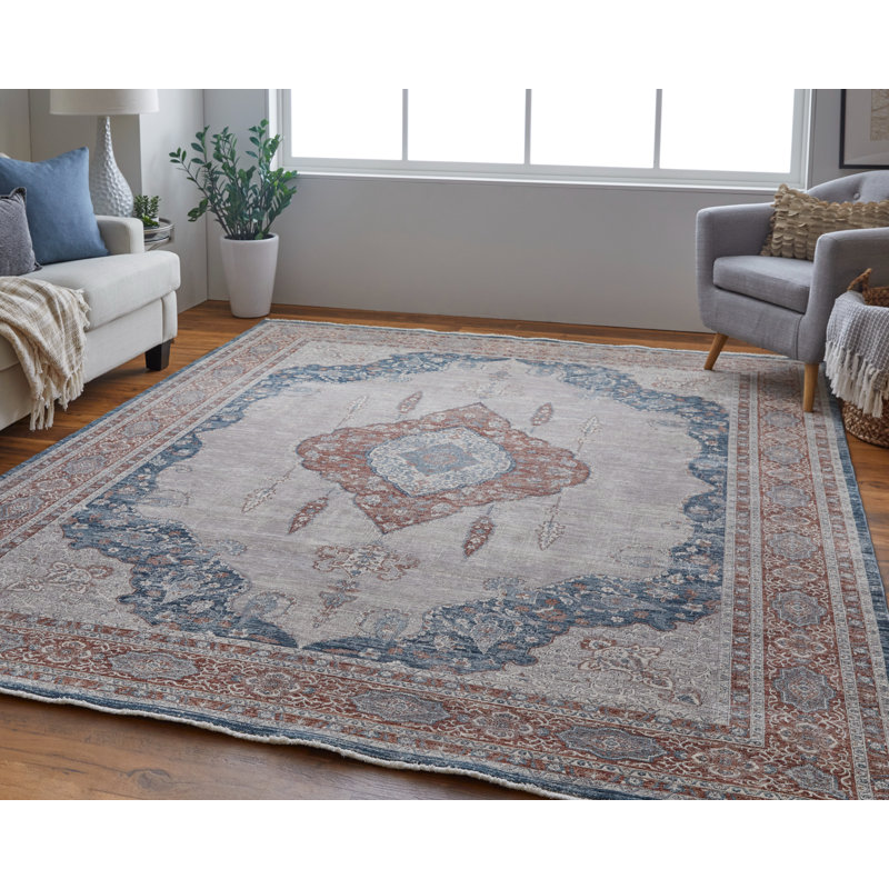 Remika Oriental Indoor Rug, Rectangle 9'6" x 12'7"