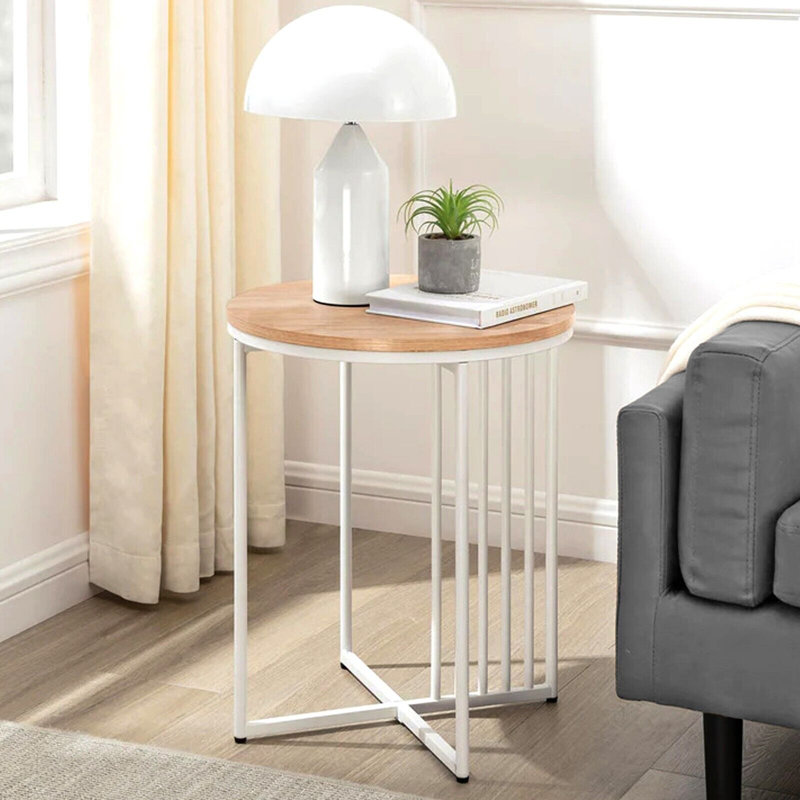 Kimrie Cross Legs End Table