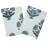 Fabdivine 18X18 Inch Floral Block Print  Durable Napkins for Daily Use, Badshah, Gray