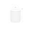 Tabouret Riva - aspect marbre - moka