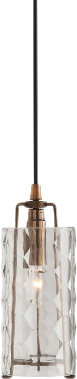 Ice 1 - Light Single Cylinder Pendant, Large