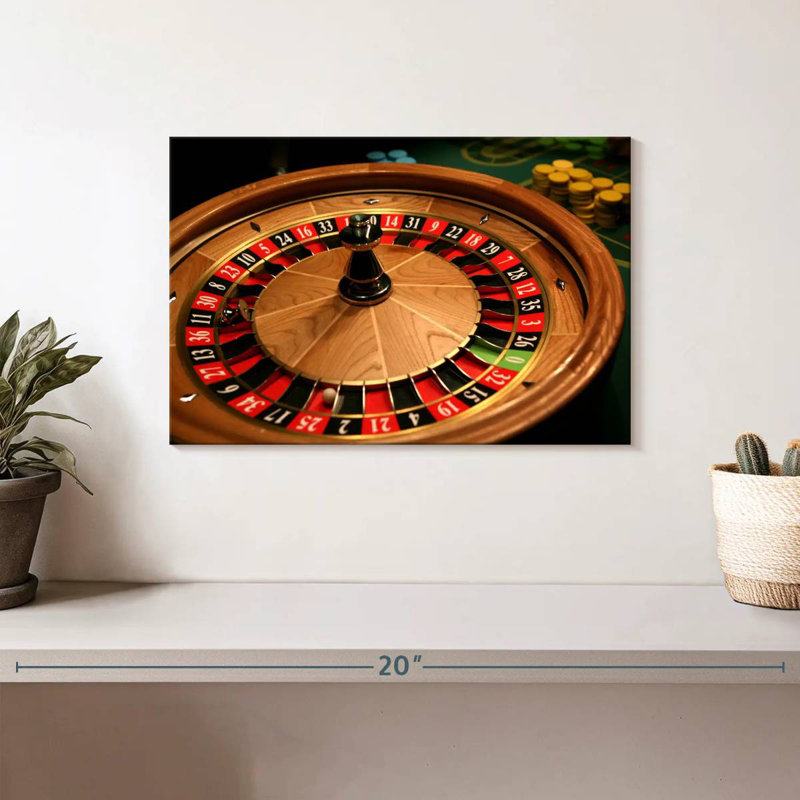 Classic Roulette Table, 8" H x 12" W