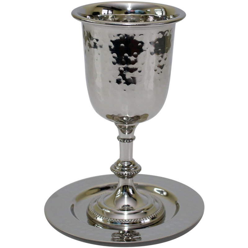 Nickel Kiddush Cups