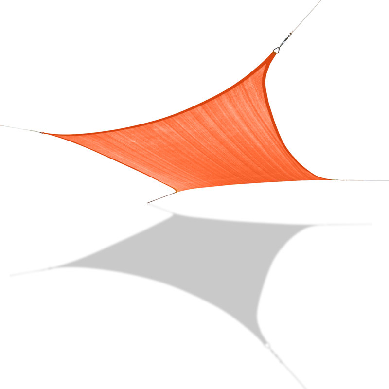 Voile d’ombrage carré 11 pi 10, Orange, 11 pi 10 po x 11 pi 10 po
