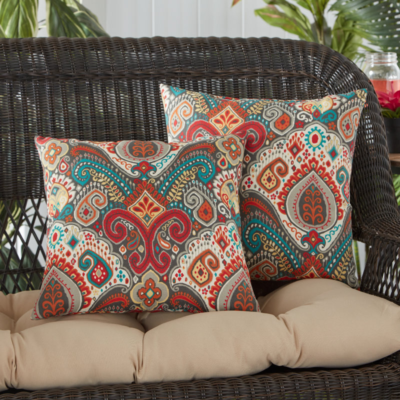 Housse de coussin d'extérieur carré Covington, Asbury Park