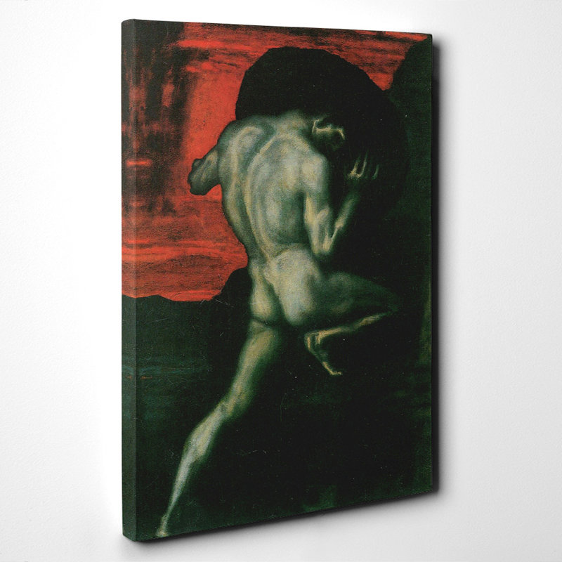 Franz Stuck - Wrapped Canvas Painting, 60cm H x 40cm W