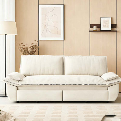 73.2"Queen Pull Out Sofa Bed,3-in-1 Convertible Sleeper Sofa
