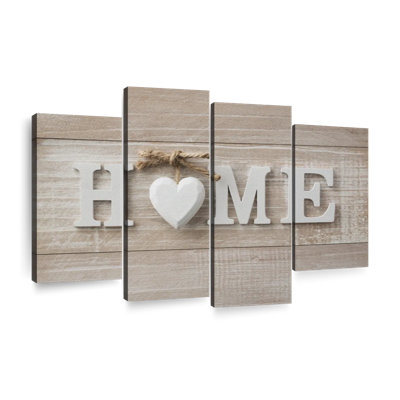 " Home Sign " 4 - Pieces