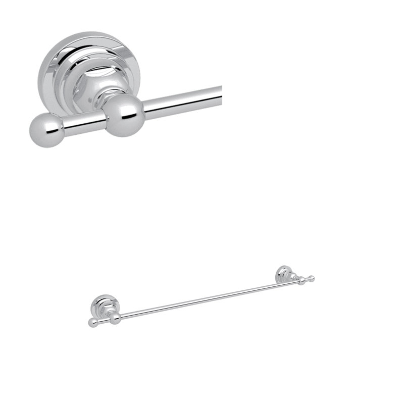 San Giovanni™ 24" Towel Bar, 2.08" H x 20.08" L x 2.36" D, Polished Chrome