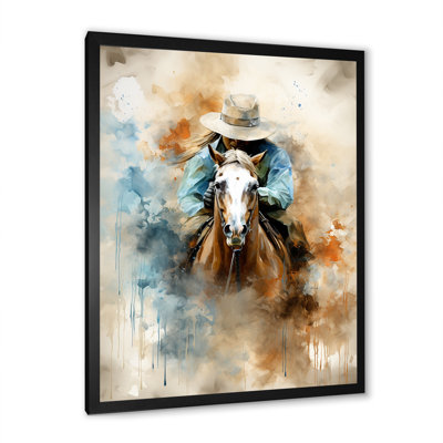 Saddlebound Cowboys With Horse  Cowboys Wall Art