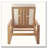 Set of 2 5-Position Adjustable Chaise Lounge Chairs with Acacia Wood Frame and Cushions-1817343735