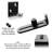 LAZ Black Steel Guide Barn Door Guide Wall Guide With Bottom Adjustable Roller