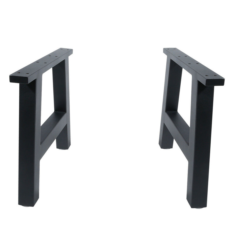 Pied de table en métal Lizotte X, H 16,13 po x l 17,72 po x P 1,88 po