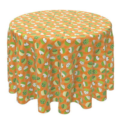 Round Cotton Twill Tablecloth
