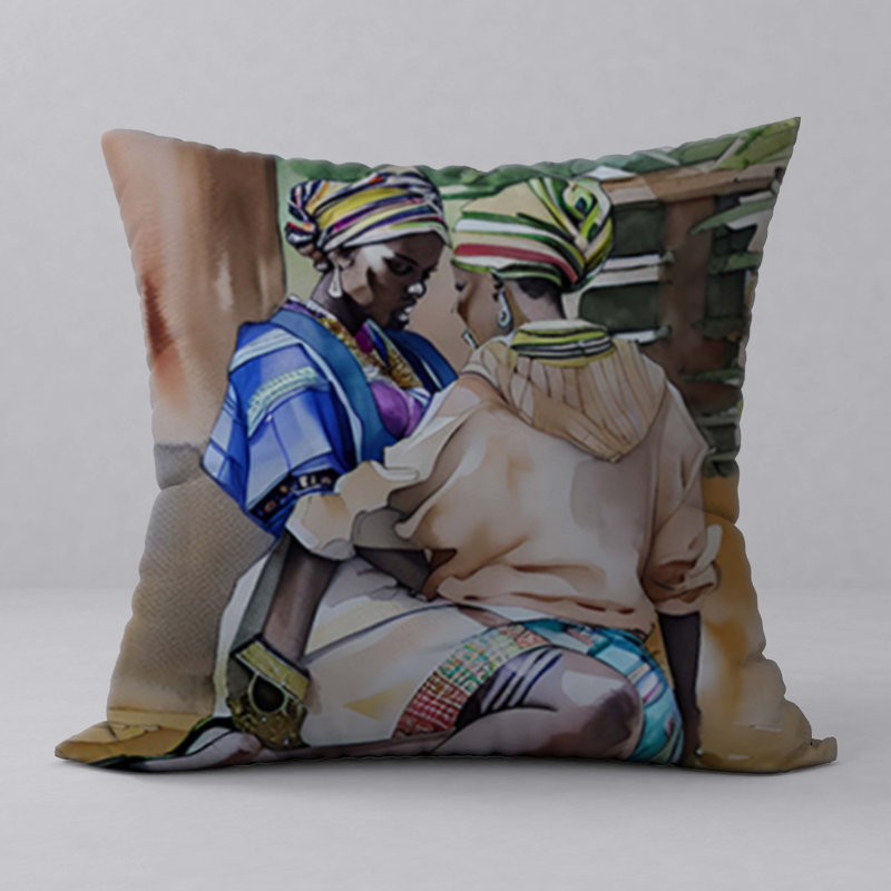 Reversible Throw Pillow