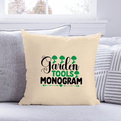 Citation amusante «Garden Lover 540» - Coussin décoratif inclus