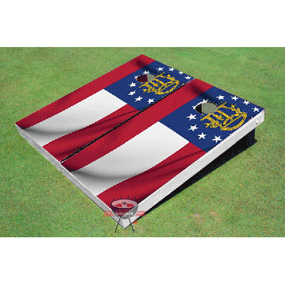 Ensemble de planche de jeu de cornhole 2 'x 4' Island Paradise