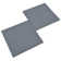 Symple Stuff Fall Protection Tiles 12 Pcs Rubber 50X50x3 Cm Grey