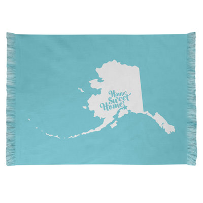Tapis de maison bleu ancrage doux