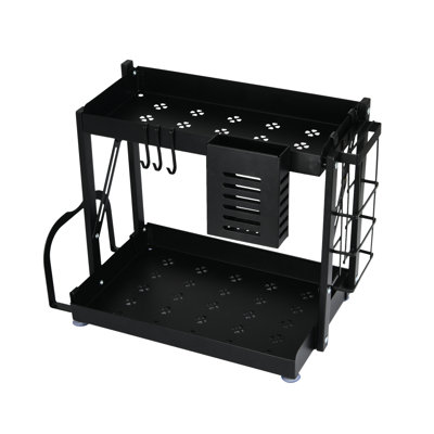 Metal 2-Tier Countertop Caddy