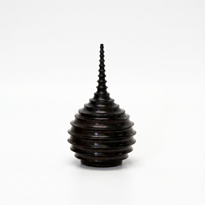 Ebony Wood Vessel - Pungwe Range, 7.5"