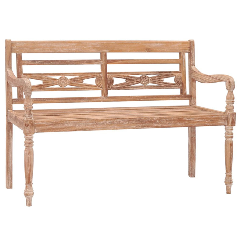 Kraft Solid Wood Teak Outdoor Bench