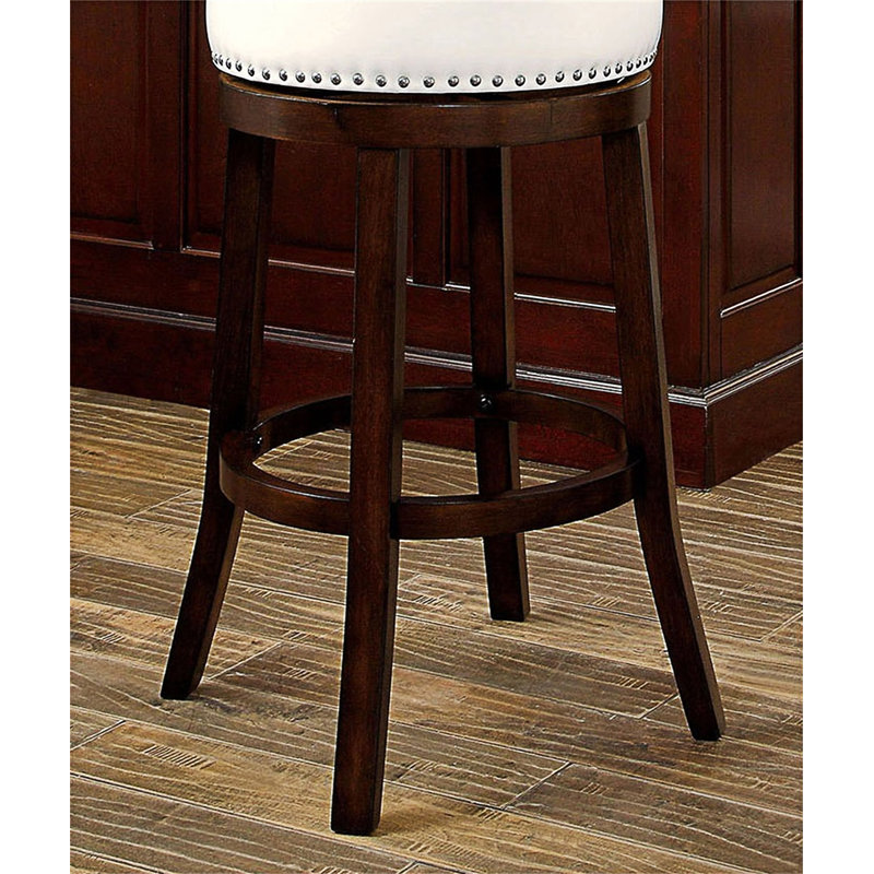 Ensemble de 2 chaises de bar, Tabouret de bar (siège d'une hauteur de 29 po), Blanc