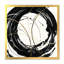 «Gold Metallic Circle», reproduction sur toile encadrée-48308482-48308485