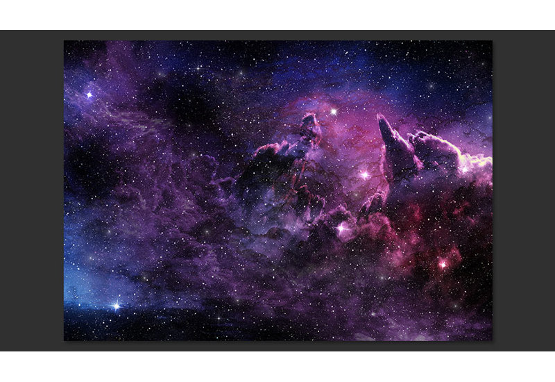 Purple Nebula 210cm x 300cm Wallpaper