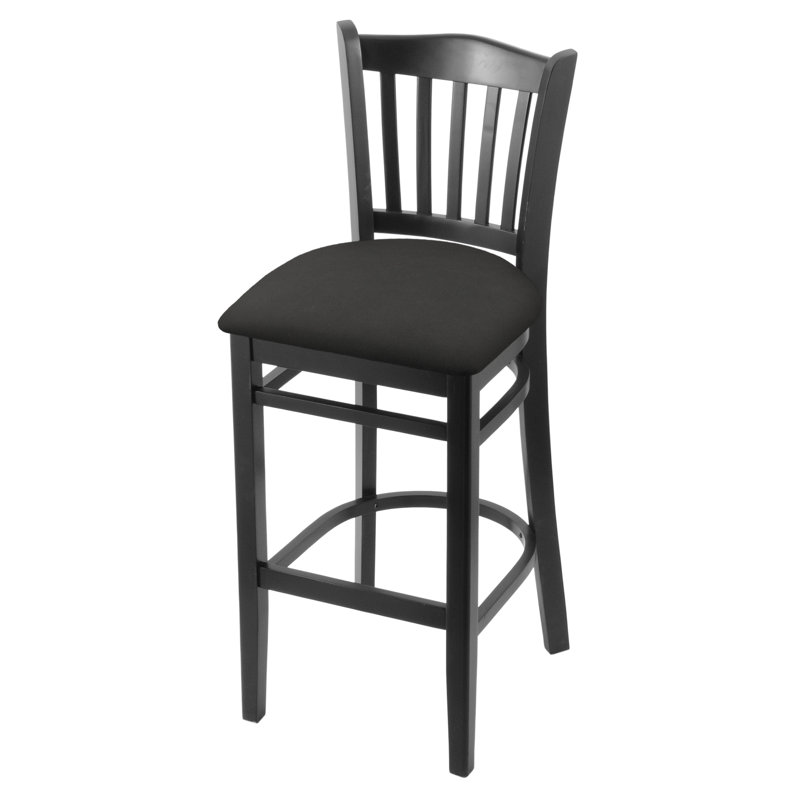Tabouret de bar 25 po, Noir, Fer Canter, Tabouret de bar (siège d'une hauteur de 30 po)
