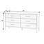 Lennon 6 Drawer Rounded Leg Dresser-1681160904