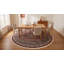 Hand Knotted Wool Floral Area Rug in Pink