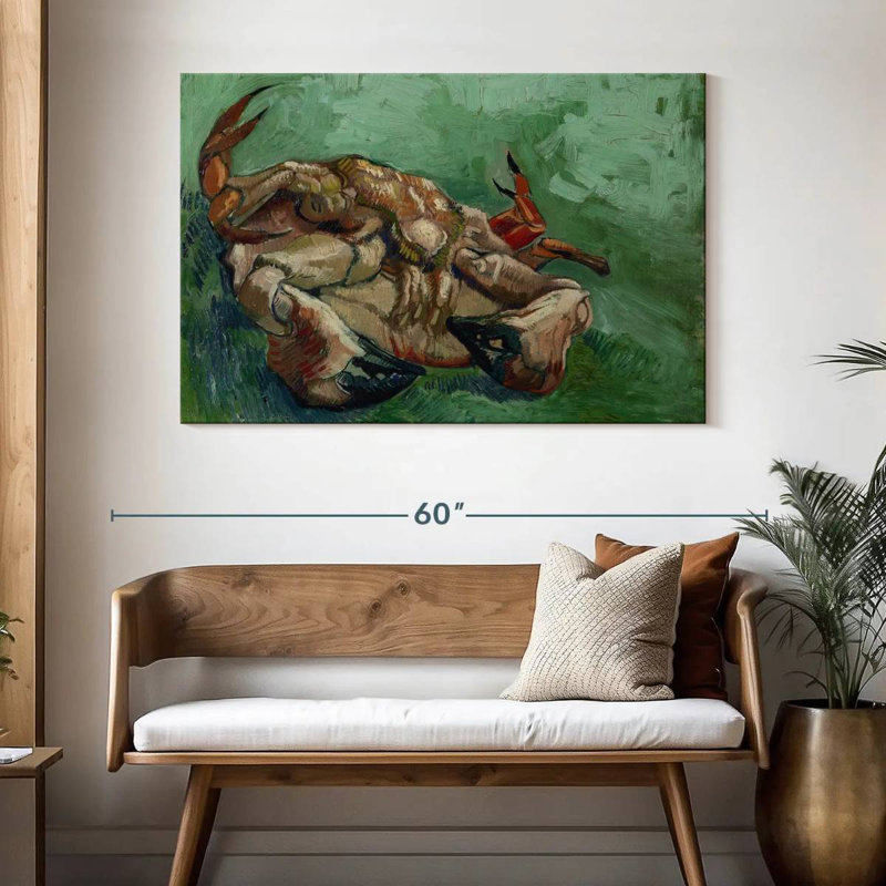 Brampt Crab On Its Back, 32" H x 48" W