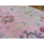 Tapis unique en laine noué à la main rose / bleu sarcelle de 10 pi 3 po x 14 pi 3 po Corentin