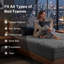 Matelas hybride à ressorts ensachés 12 po / 14 po-1078943377-1078943381