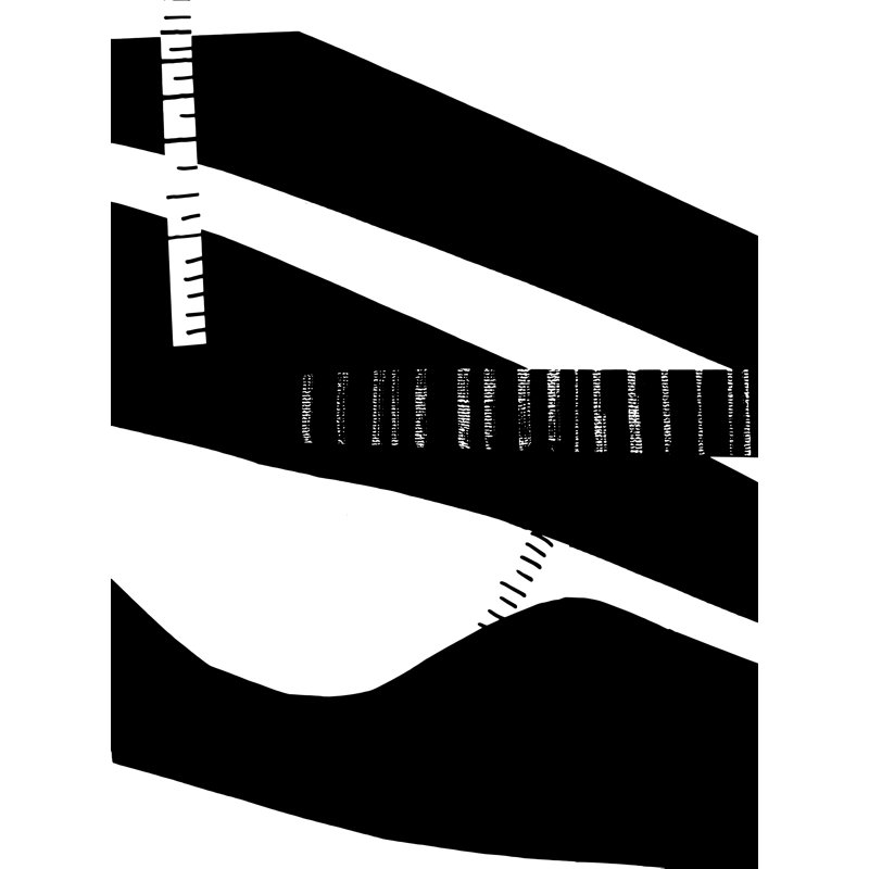 Nyeusi Nyeupe, H 16 po x l 12 po, Toile avec cadre flottant noir, Pas de tapis