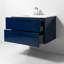 Ensemble de meuble-lavabo simple 30 po avec comptoir à surface solide Cavinder-470690690