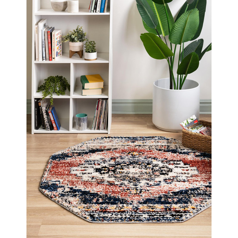 Tucson Geometric Indoor Rug, Octagon 7' x 7'