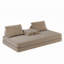 Canapé-lit convertible en chenille Boneless-1425656516