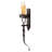 Rustic Lodge Iron Candle Wall Light