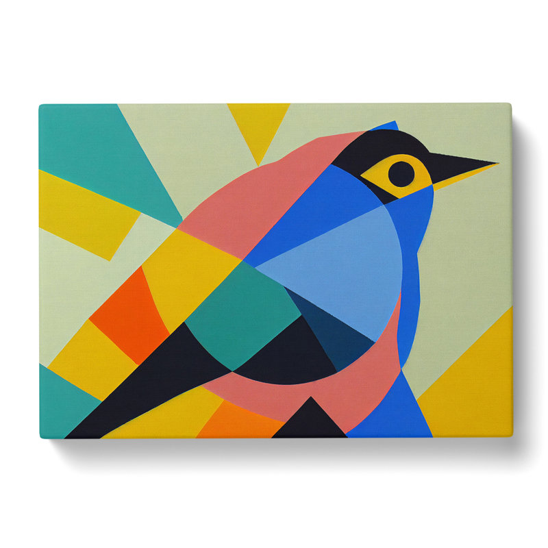 Enthralling Abstract Bird - Wrapped Canvas Print, 35cm H x 50cm W x 3cm D