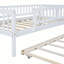 Lit de jour en bois avec couchette et garde-corps-88088754-88088755