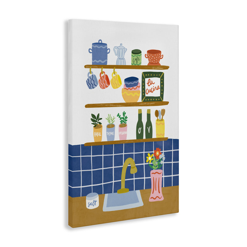 Étagère à épices Italian Kitchen, par Amanda Houston, H 45 po x l 30 po