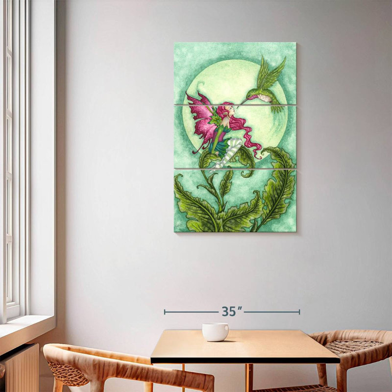 Kelan Flirting, 57" H x 36" W