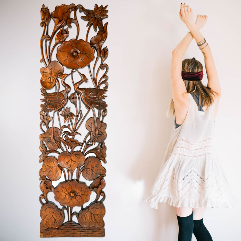 Handmade Wall Decor on Solid Wood