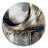 Shapes And Lines Abstract Marble V Abstract Wall Decor on Metal-88599898