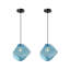 Darah - Light Matte Black Geometric Pendant-1618039796